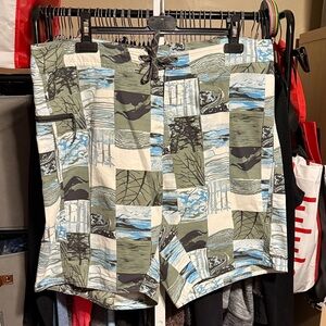 Patagonia Mens Swim Trunks Board Shorts 10” Sz 38 XL Fishing Outdoors